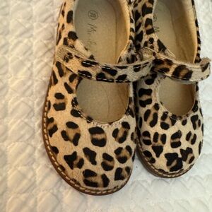 Mini Boden Leopard Print Dress Shoes